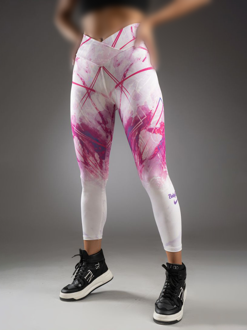 لگ ورزشی زنانه سابلیمیشن مدل جلو هفتی نایکی Nike