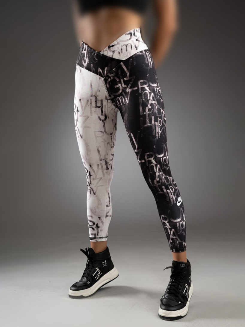 لگ ورزشی زنانه سابلیمیشن مدل جلو هفتی نایکی Nike