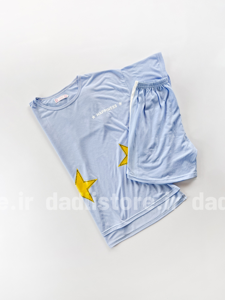 ست تیشرت و شورتک زنانه طرح ستاره