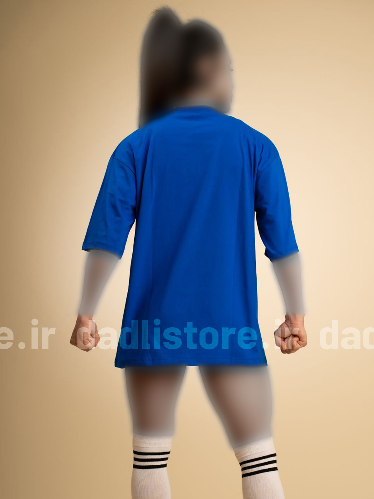 تیشرت لانگ زنانه ورزشی زنانه نخ پنبه یقه گرد alo