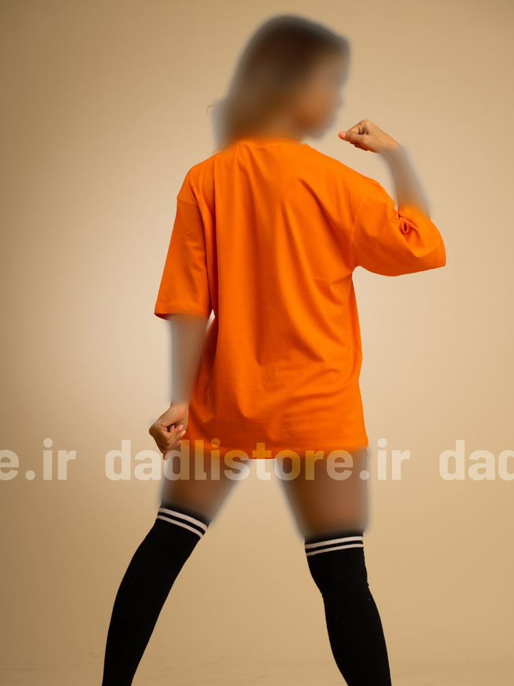تیشرت لانگ زنانه ورزشی زنانه نخ پنبه یقه گرد alo