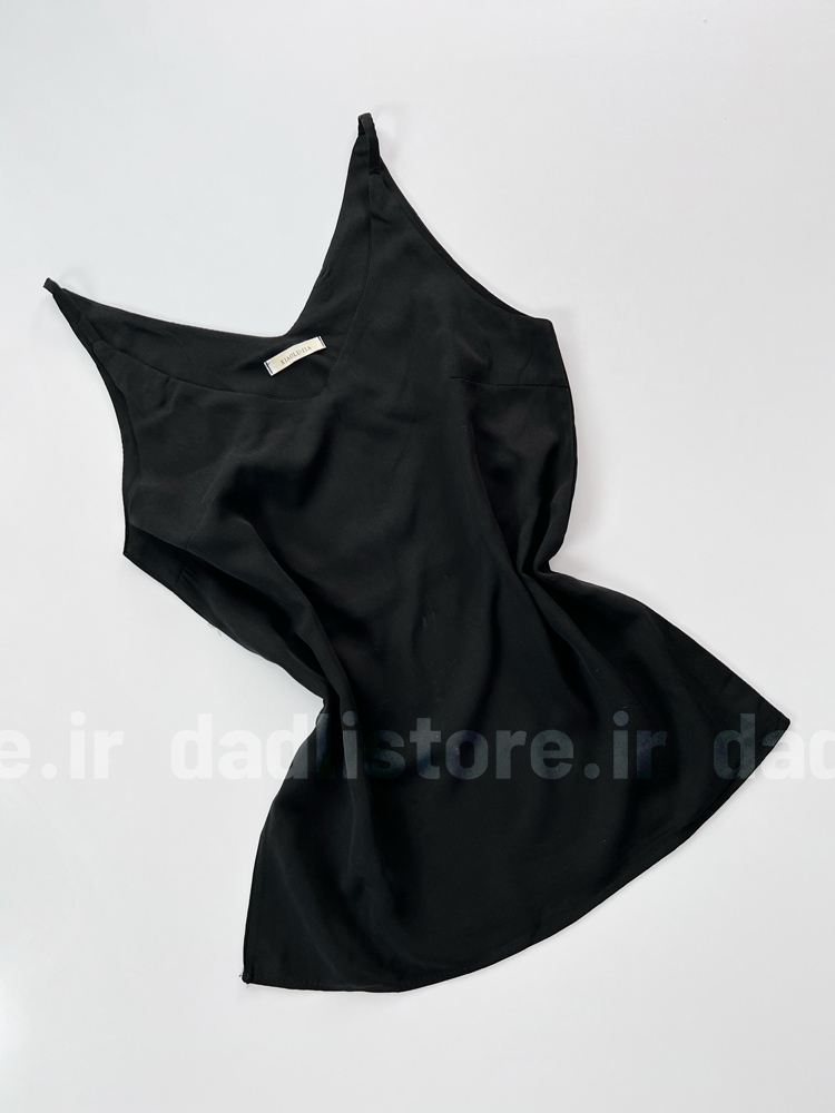 کراپ تاپ بندی نخی یقه دوبل
