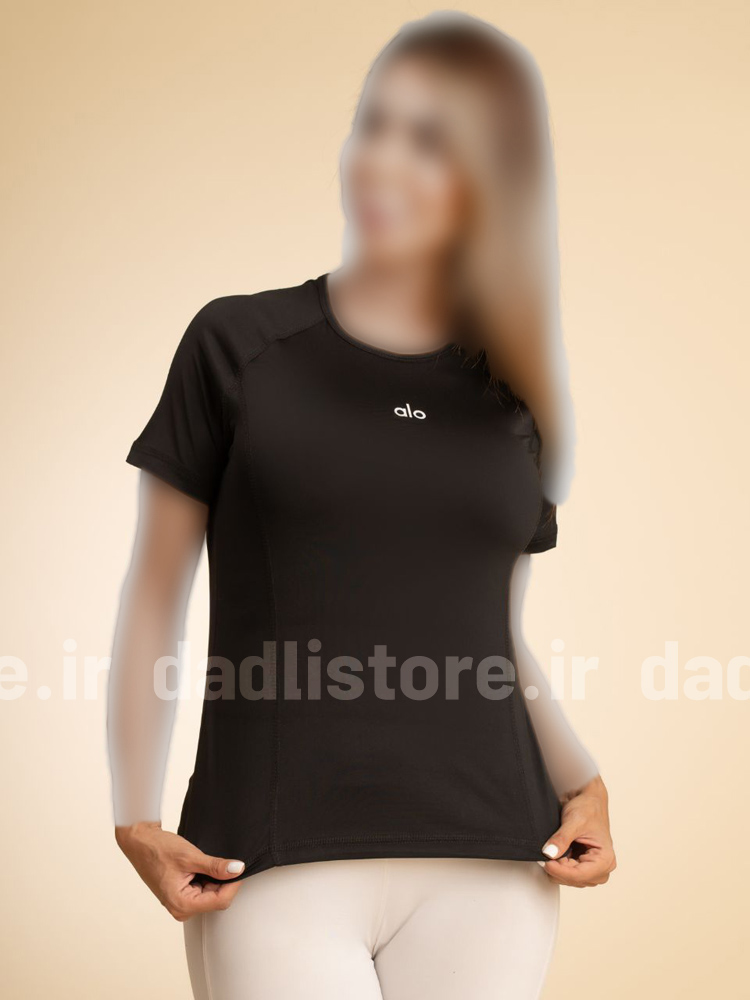 تیشرت ورزشی زنانه فلامنت یقه گرد alo