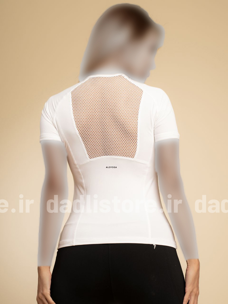 تیشرت ورزشی زنانه فلامنت یقه گرد alo