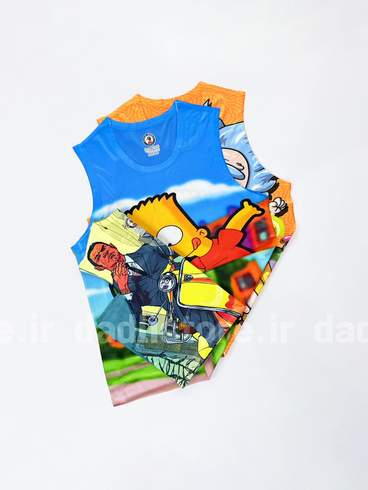 کاور ورزشی اسپورت مردانه چاپی طرح کارتونی