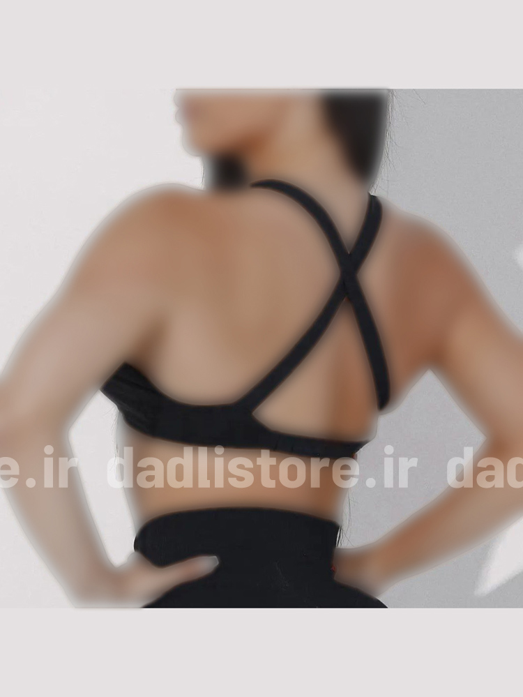 نیمتنه کاپدار ورزشی فلامنت پشت باز بند ضربدری