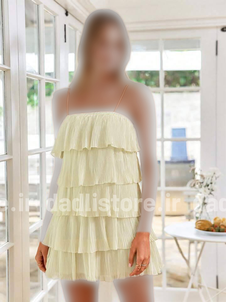 پیراهن مجلسی طبقه ای پلیسه Shein