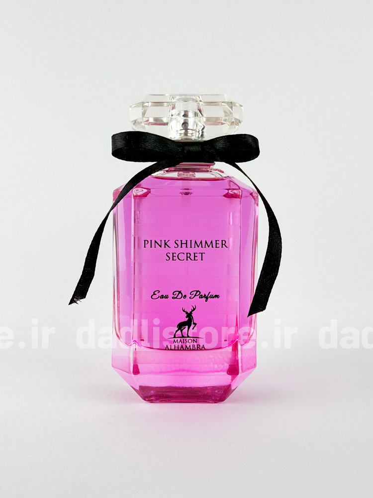 ادکلن 100 میل پینک شیمر سکرت الحمبرا Pink shimmer secret