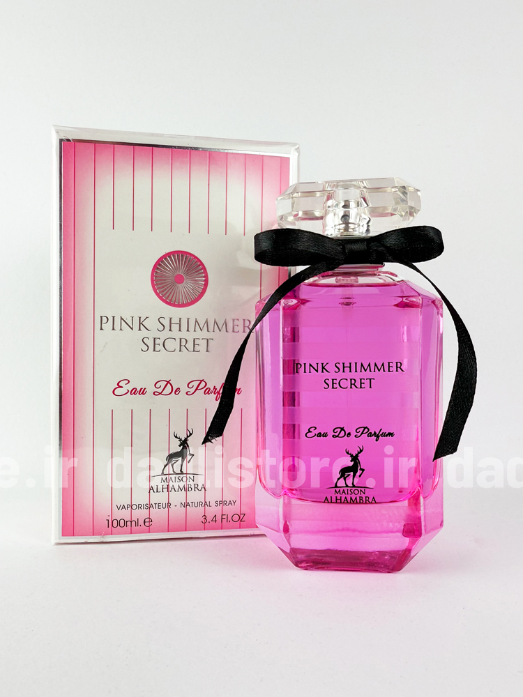 ادکلن 100 میل پینک شیمر سکرت الحمبرا Pink shimmer secret
