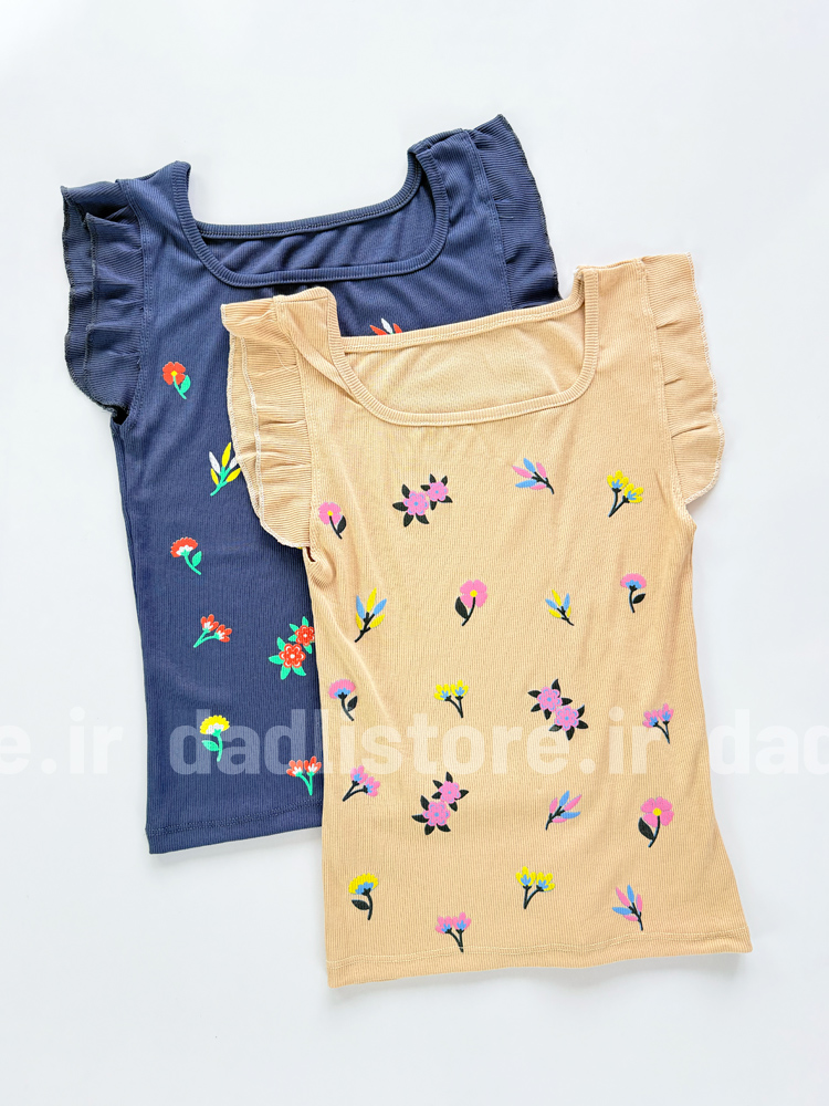 کراپ تاپ کبریتی گلدار