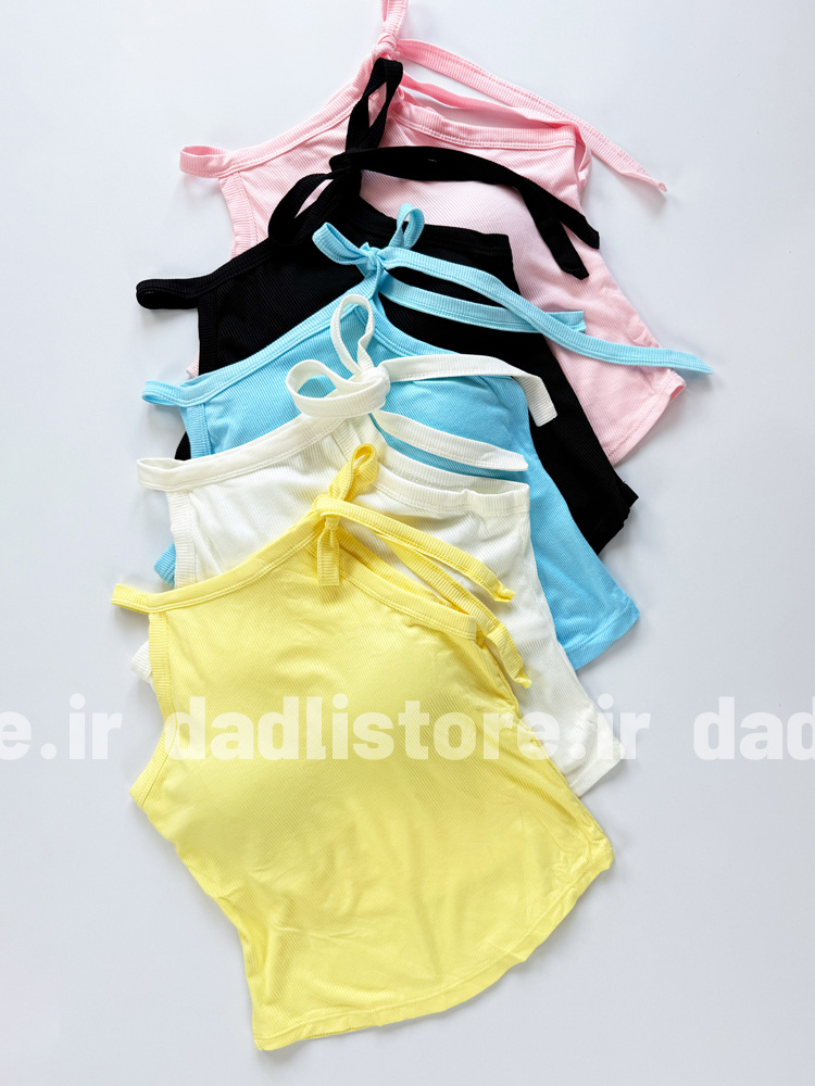 کراپ تاپ کبریتی کاپدار بند گره ای