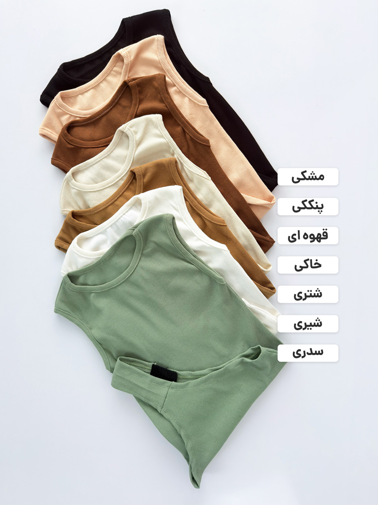 بادی کبریتی یقه گرد آستین حلقه