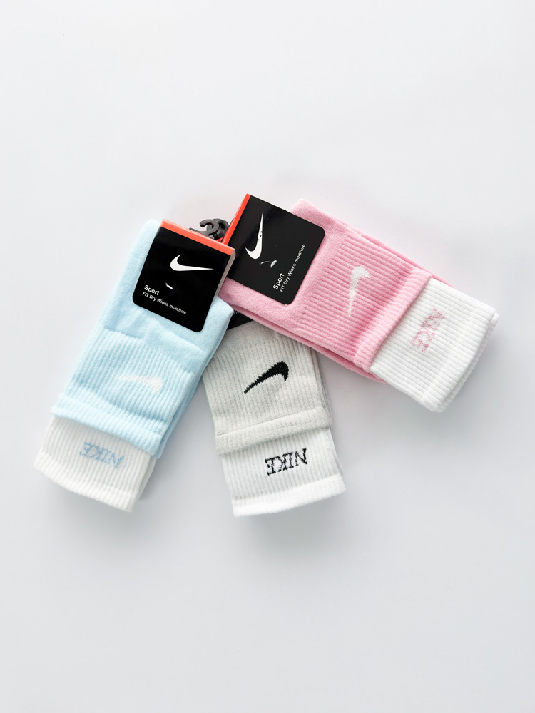 جوراب ساقدار زنانه نخ پنبه دو کش نایکی Nike