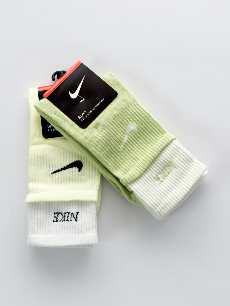 جوراب ساقدار زنانه نخ پنبه دو کش نایکی Nike