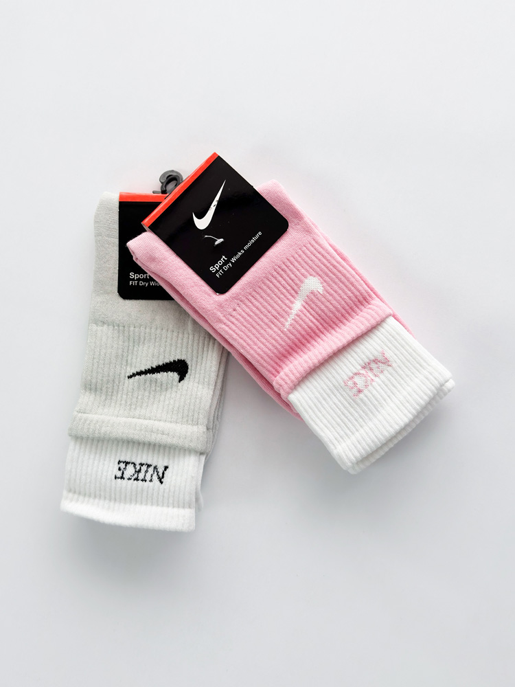 جوراب ساقدار زنانه نخ پنبه دو کش نایکی Nike