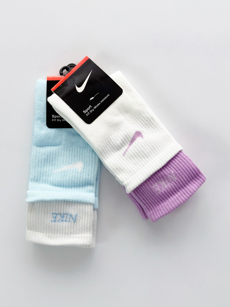 جوراب ساقدار زنانه نخ پنبه دو کش نایکی Nike