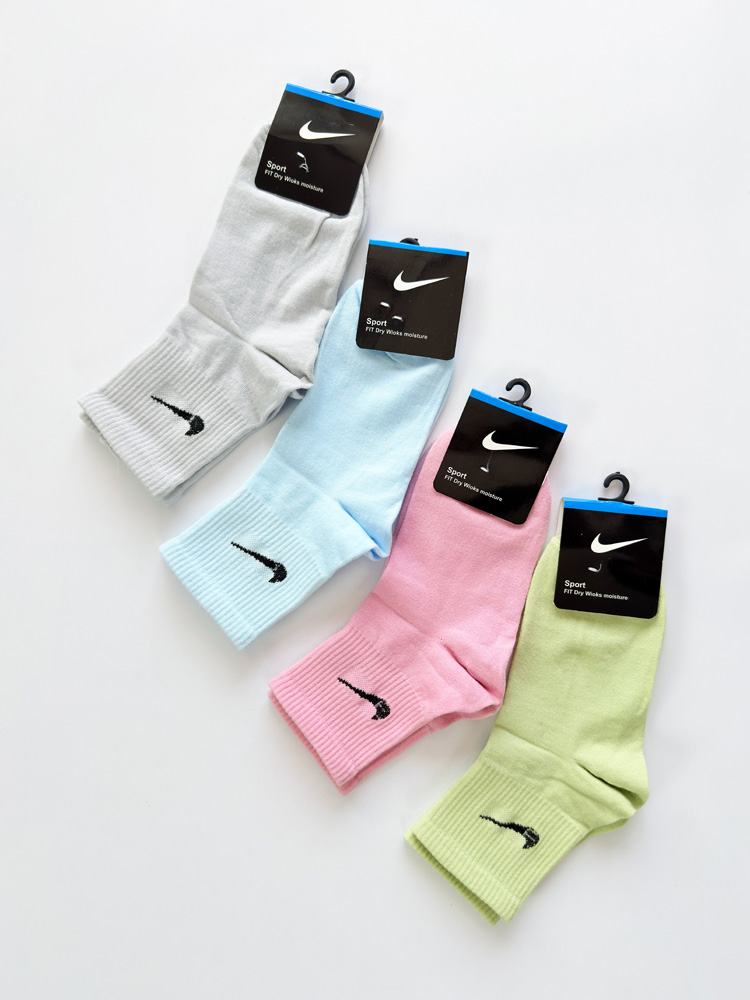جوراب نیم ساق زنانه نخ پنبه نایکی Nike