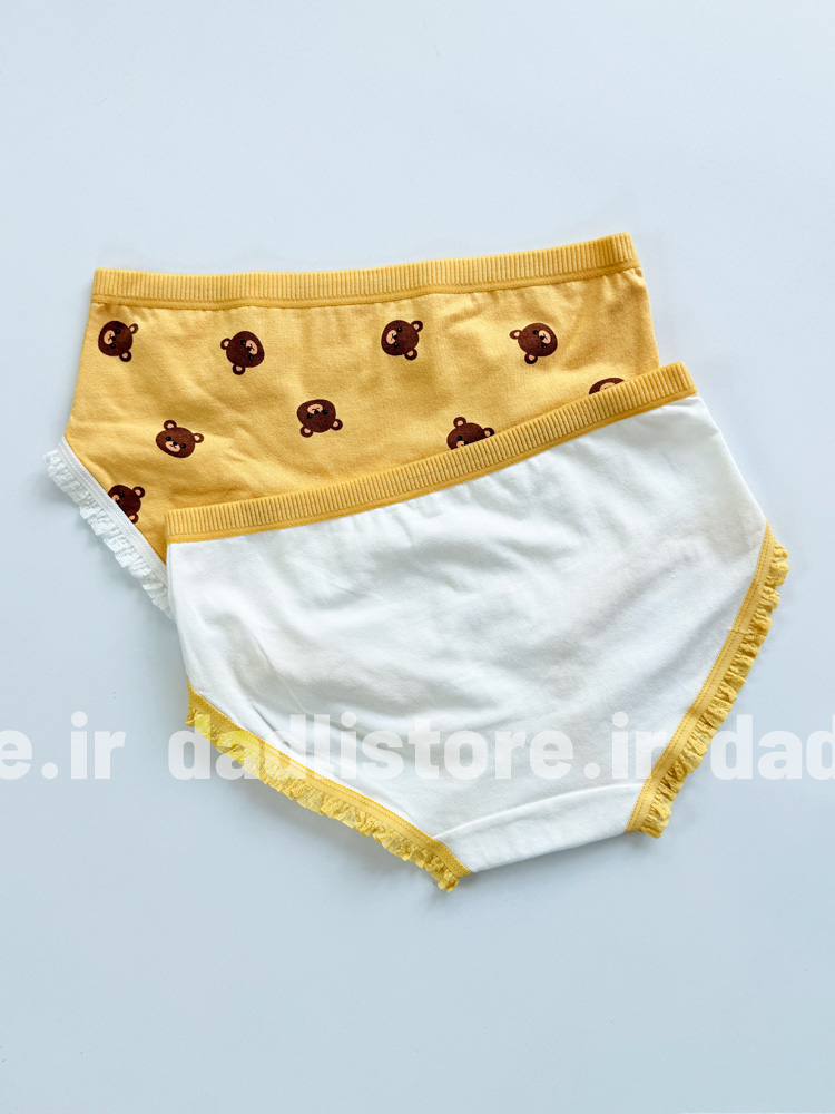 شورت اسلیپ نخ پنبه عروسکی طرح خرس