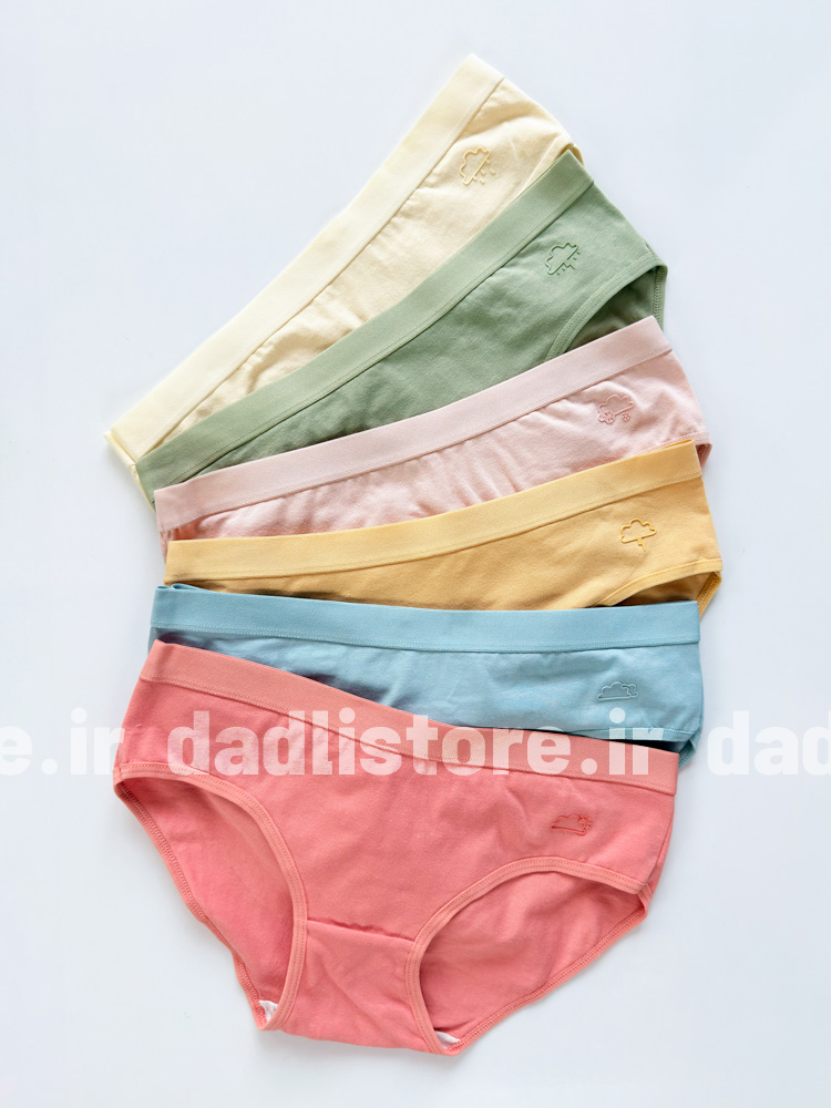 شورت اسلیپ نخ پنبه عروسکی طرح ابر