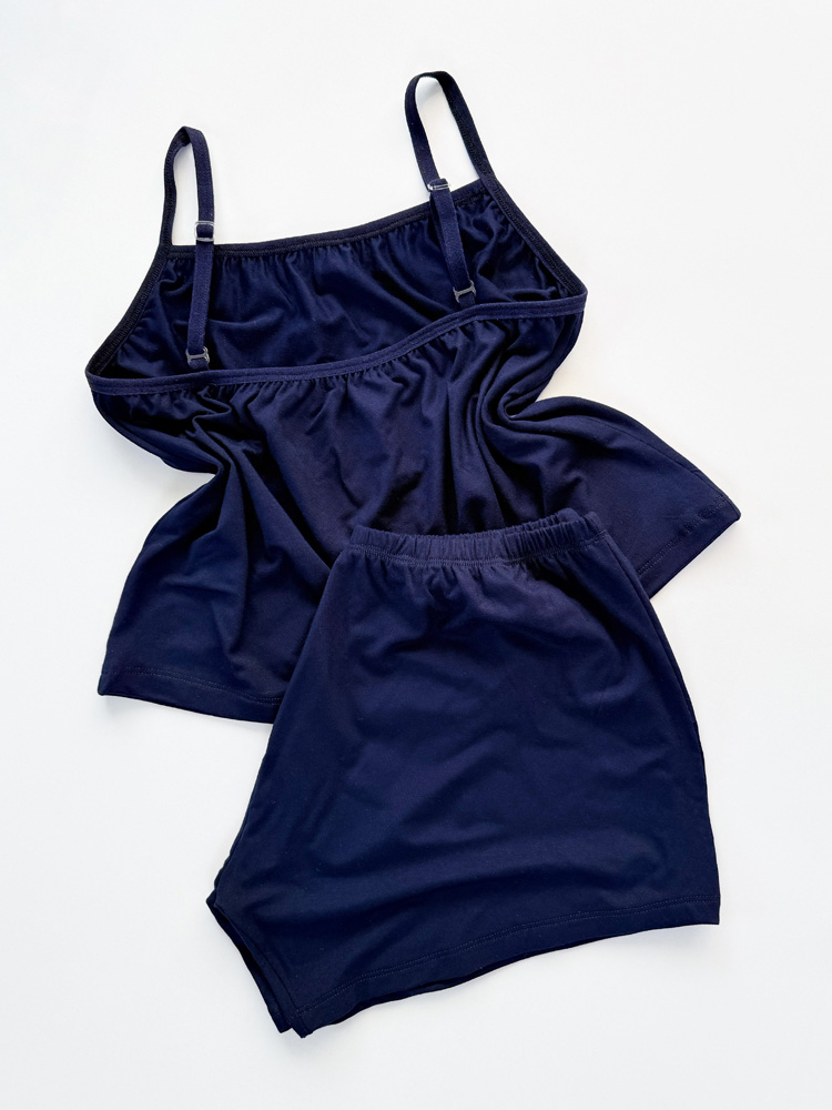 ست لباس خواب تاپ و شورتک نخ پنبه