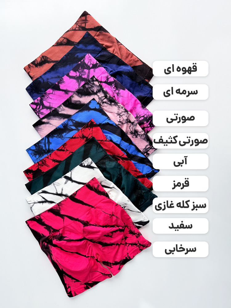 شورتک ورزشی زنانه سیملس پشت چروک ابروبادی