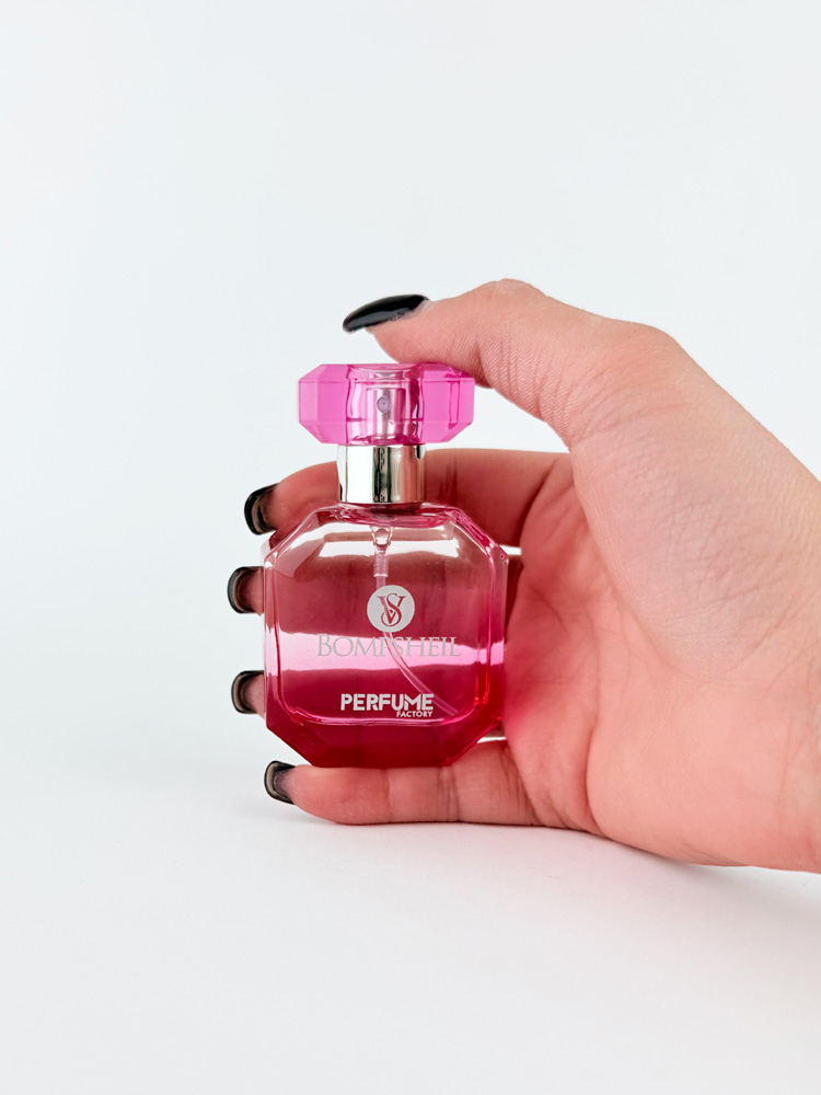 ادکلن مینی ویکتوریا سکرت بامب شل Victoria's Secret Bombshell پرفیوم فکتوری Perfume Factory حجم 30 میلی‌لیتر