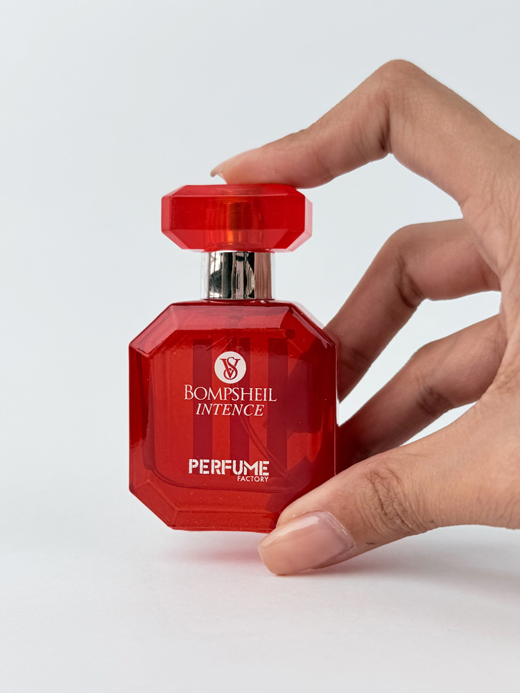 ادکلن مینی ویکتوریا سکرت بامب شل اینتنس Victoria's Secret Bombshell intense پرفیوم فکتوری Perfume Factory حجم 30 میلی‌لیتر
