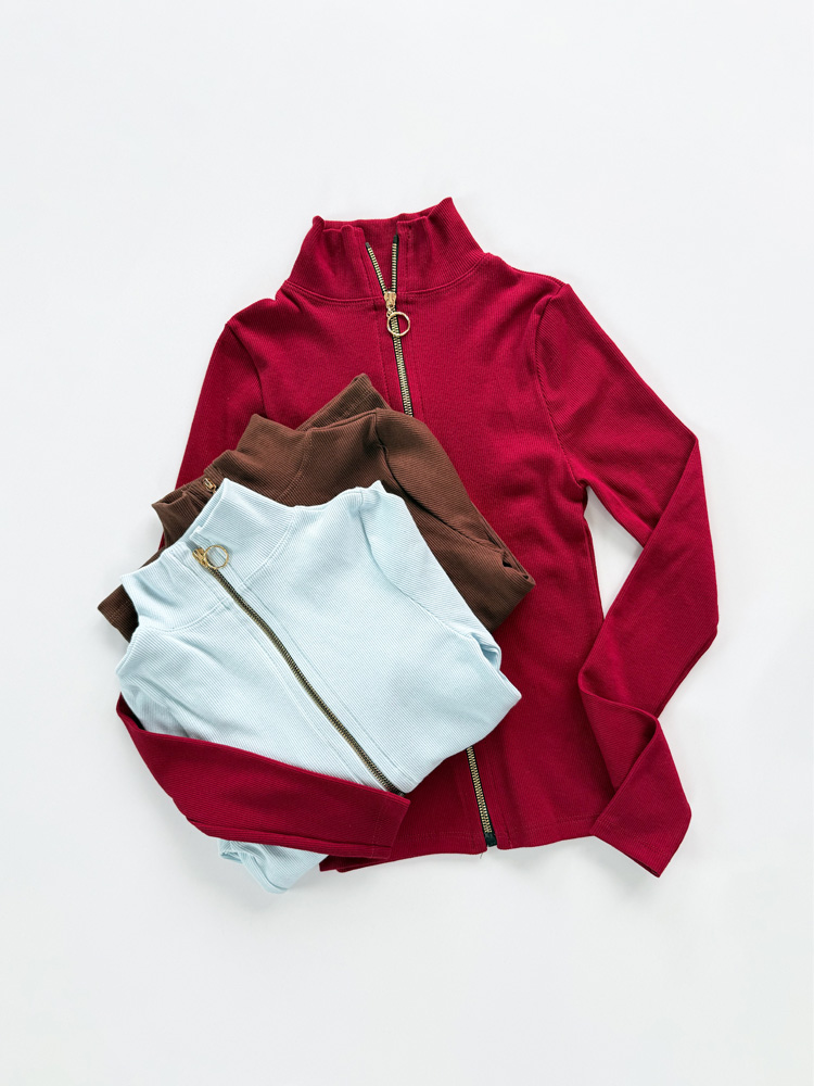 بلور زنانه کبریتی یقه ایستاده تمام زیب