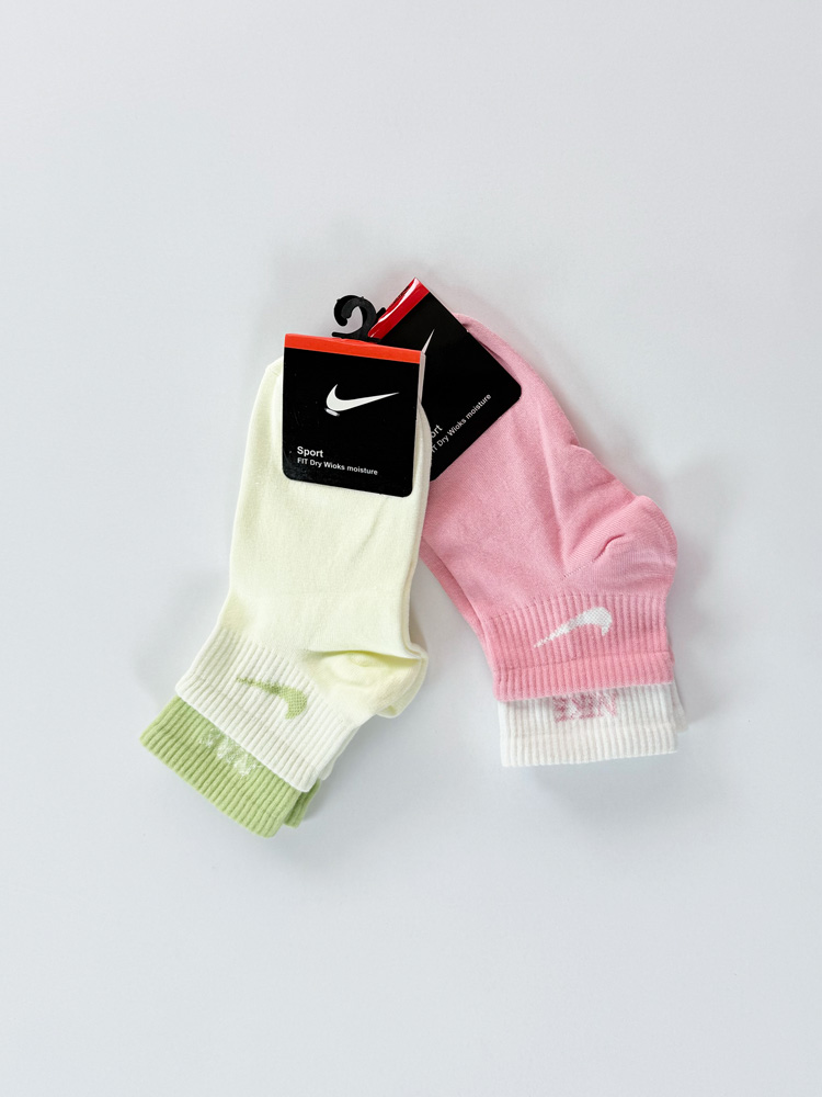 جوراب مچی زنانه نخ پنبه دو کش نایکی Nike
