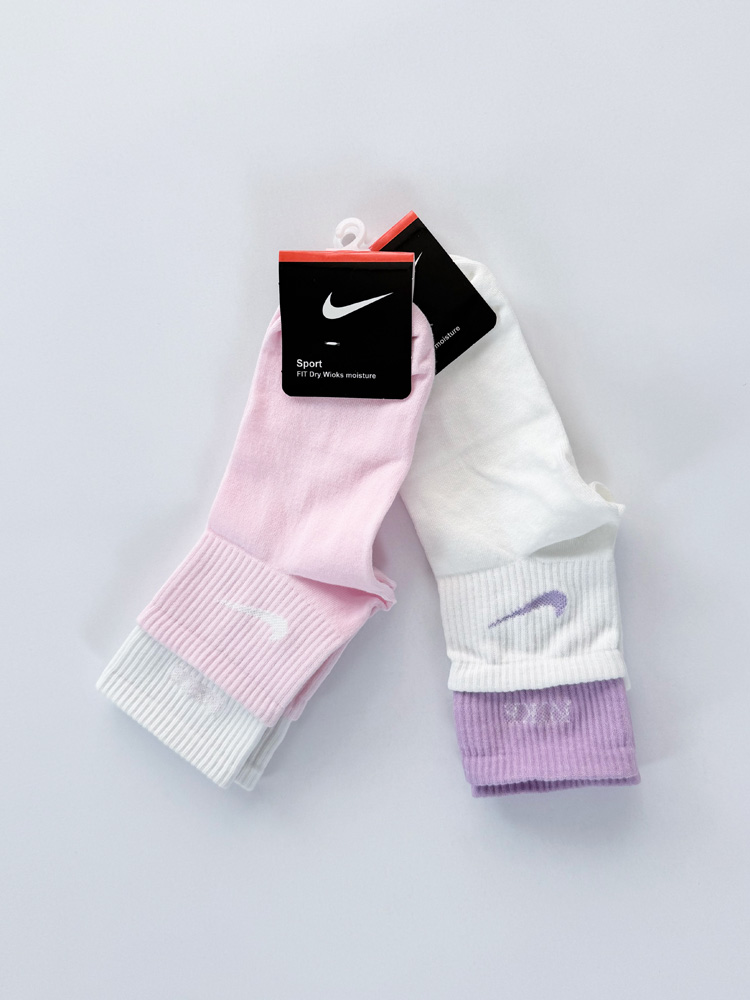 جوراب نیم ساق زنانه نخ پنبه دوکش نایک Nike