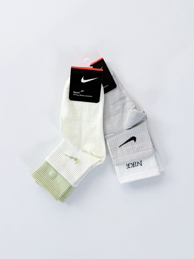 جوراب نیم ساق زنانه نخ پنبه دوکش نایک Nike