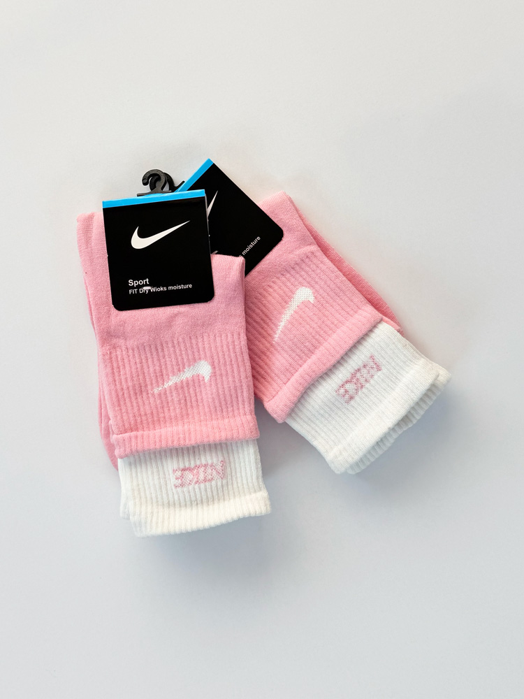 جوراب ساقدار زنانه نخ پنبه دو کش نایکی Nike