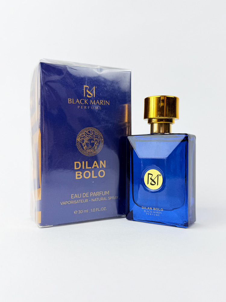 ادکلن مینی ورساچه دیلن بلو Versace Dylan Blue پرفیوم فکتوری Perfume Factory حجم 30 میلی‌لیتر