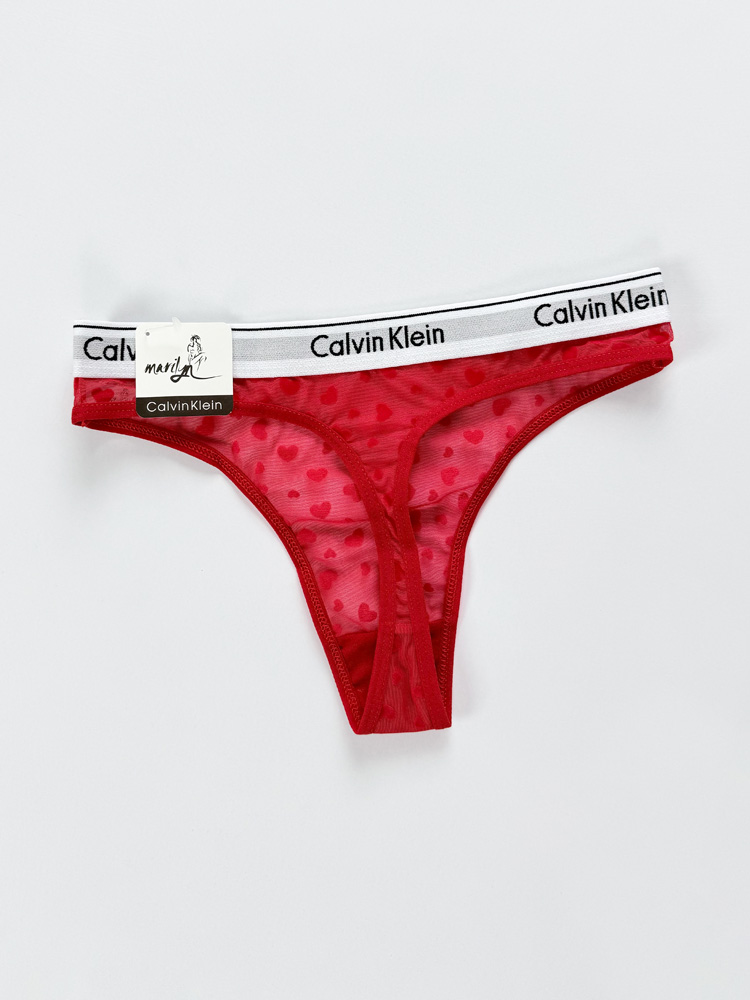 شورت بکلس زنانه گیپور طرح قلب کمر نوشته کلوین کلاین Calvin klein