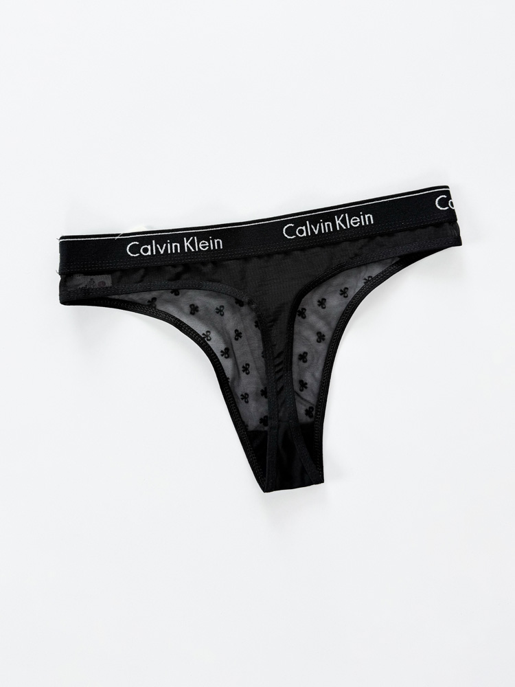 شورت بکلس زنانه گیپور طرح پاپیون نوشته Calvin klein