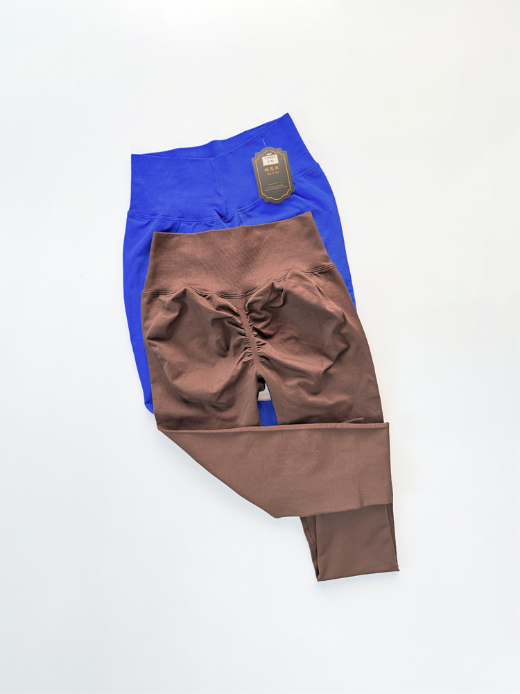 لگ ورزشی زنانه سیملس پشت چروک جلو هفتی