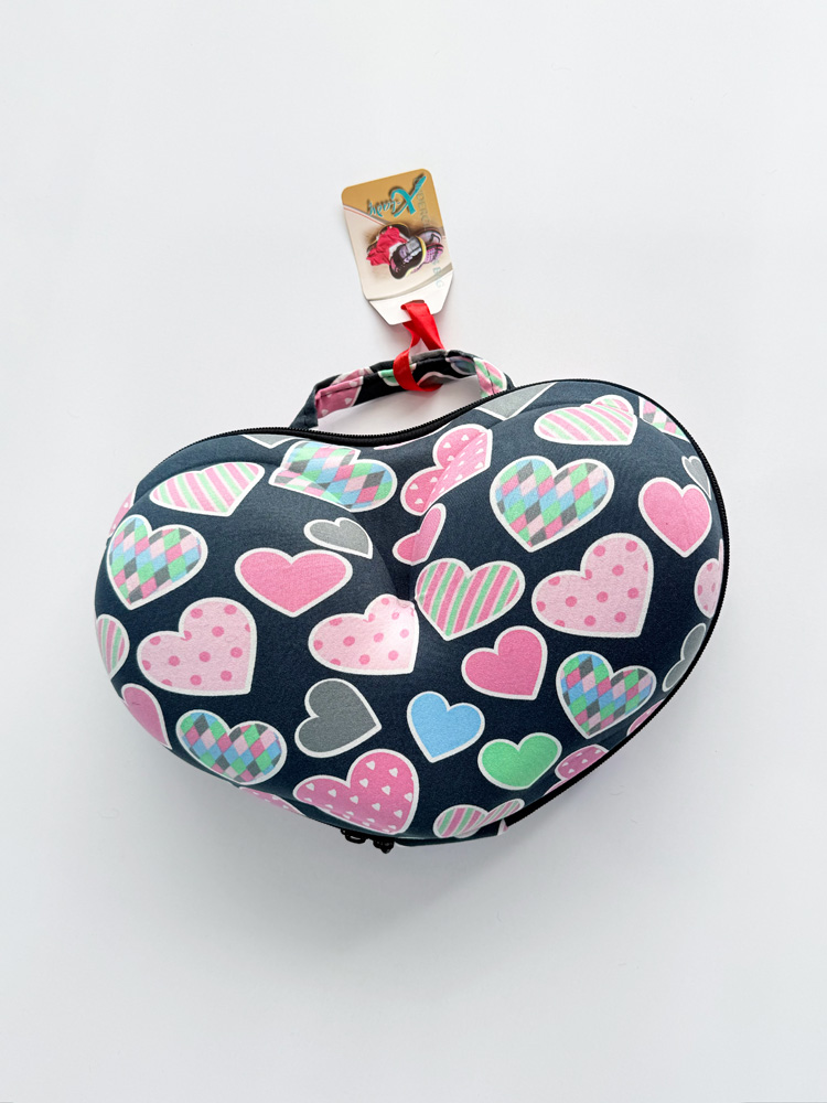 کیف لباس زیر قلبی صورتی طرح قلب