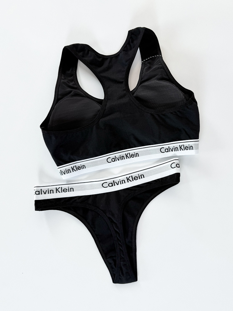 ست نیمتنه کاپدار و شورت بکلس نخ پنبه کلوین کلاین Calvin Klein