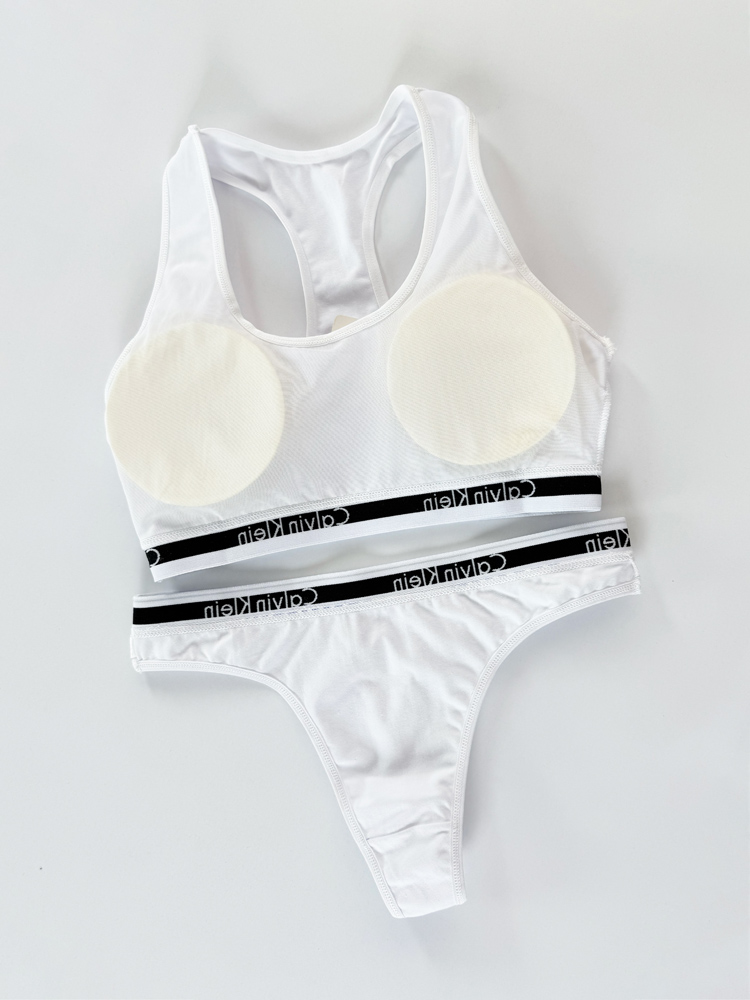ست نیمتنه کاپدار و شورت بکلس نخ پنبه کلوین کلاین Calvin Klein