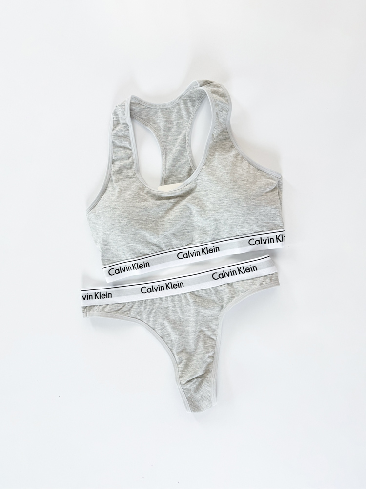 ست نیمتنه کاپدار و شورت بکلس نخ پنبه کلوین کلاین Calvin Klein