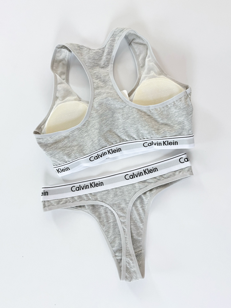 ست نیمتنه کاپدار و شورت بکلس نخ پنبه کلوین کلاین Calvin Klein