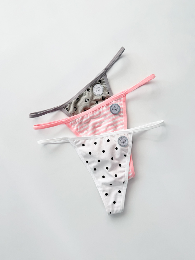 شورت بکلس  زنانه بندی نخ پنبه طرحدار فیتن Fitan