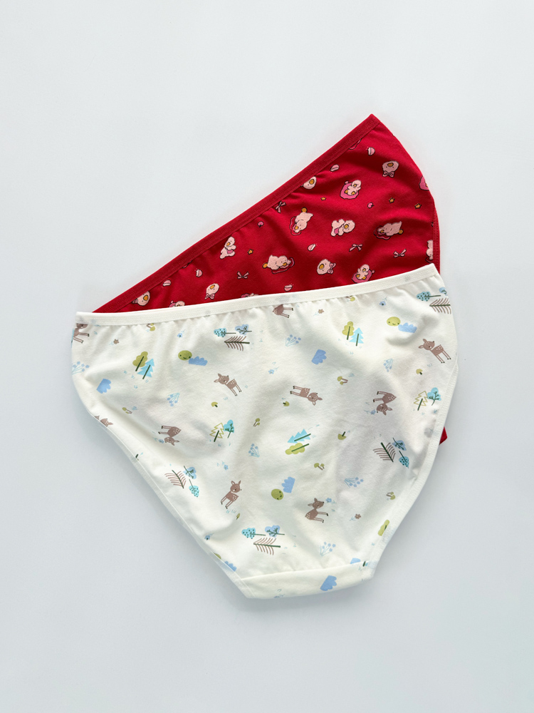 شورت اسلیپ زنانه نخ پنبه طرحدار سایز L میسپل Misspel