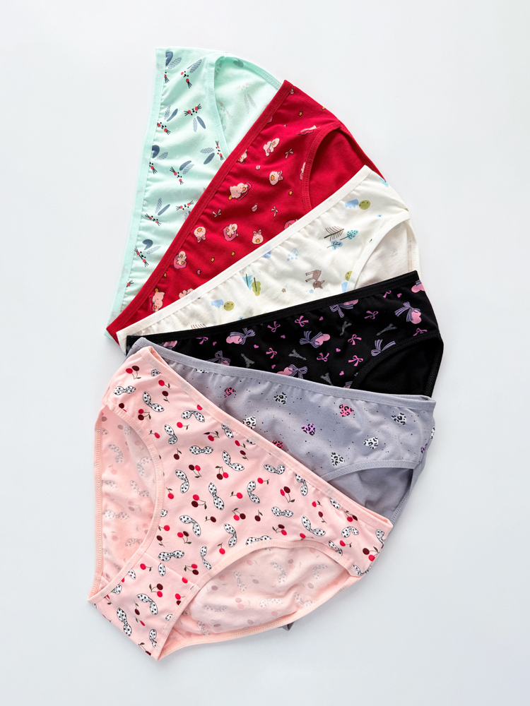 شورت اسلیپ زنانه نخ پنبه طرحدار سایز L میسپل Misspel