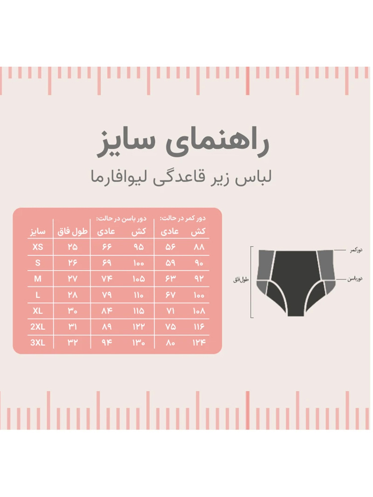 شورت اسلیپ قاعدگی لیوا فارما Levva Pharma