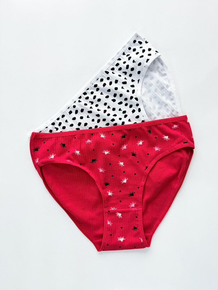 شورت اسلیپ زنانه کبریتی طرحدار سایز 2XL میسپل Misspel