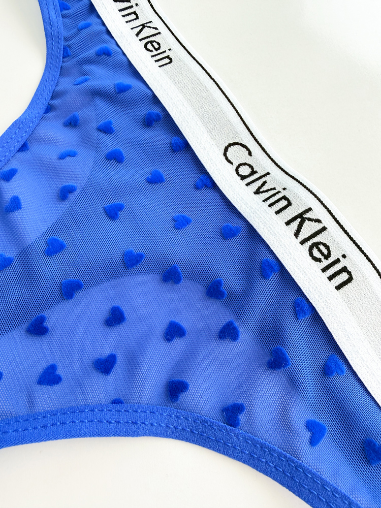 شورت بکلس زنانه گیپور طرح قلب کمر نوشته کلوین کلاین Calvin klein