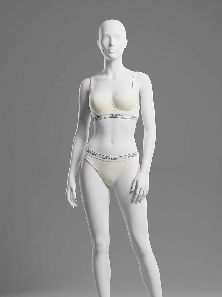 ست شورت بکلس و سوتین فنر دار نخ پنبه کلوین کلاین Calvin Klein