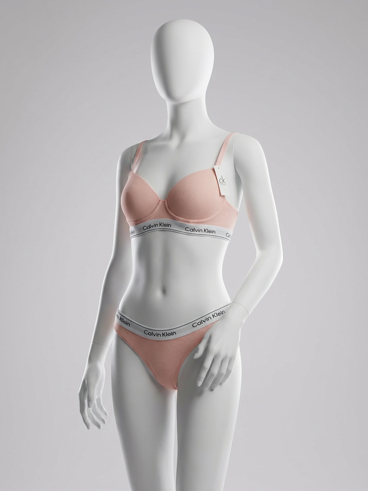 ست شورت بکلس و سوتین فنر دار نخ پنبه کلوین کلاین Calvin Klein