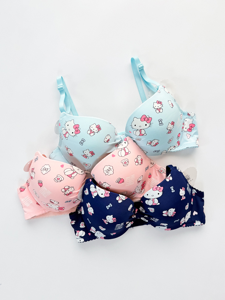 سوتین اسفنجی فنر دار پاپیون کیتی